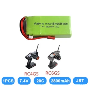 1pcs 2S 7.4V 2800mah 20C JST batteria lipo per trasmettitore Radiolink RC4GS RC6GS - Foto 1 di 5
