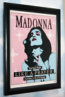 MADONNA Framed A4 1989 like a prayer SINGLE original promo ART poster