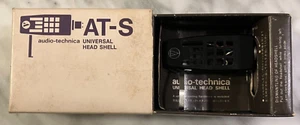 AUDIO TECHNICA AT-S UNIVERSAL HEAD SHELL HEADSHELL IN ITS ORIGINAL BOX : - Picture 1 of 5