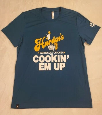 Adidas COOK EM UP James Harden Swag Art EH5958 Camisa Manga Corta Para Hombre Grande NUEVO Foto 1 de 4