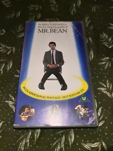 Rowan Atkinson The Exciting Escapades Of Mr. Bean U 1991 VHS Video Rare Vintage - Picture 1 of 3