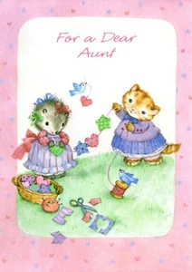 Nostalgic MOTHER'S DAY Card FOR AUNT by Gibson Greetings + Envelope - Picture 1 of 4
