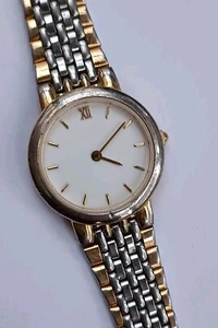 Marks&Spencer ladies stainless steel gold&silver tone quartz watch - Picture 1 of 7