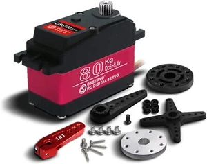 DS5180 Servo 7.4V 80KG | High Torque Force, CNC Aluminum, Waterproof, RC - Picture 1 of 9