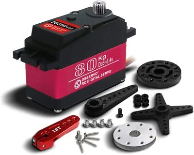 DS5180 Servo 7.4V 80KG | Wasserdicht, Metall, CNC-Aluminium für RC Crawler - Bild 1 von 4