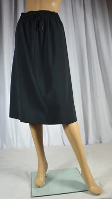 NWT $89 Athleta 22 Plus Size Black Arrival Midi Pull-On Skirt Pockets #586898 - Image 1 of 4