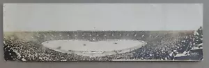 1914 PANORAMIC PHOTO...SPORT FOOTBALL GAME YALE BOWL NEW HAVEN CONN. HARVARD WON - Picture 1 of 2