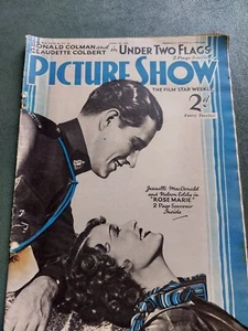 Vintage PICTURE SHOW Magazine 31 OCTOBER 1936 Ronald Colman Claudette Colbert506 - Picture 1 of 14