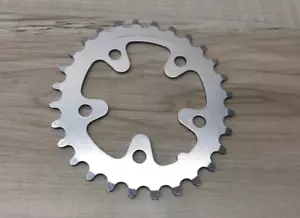 Vintage SHIMANO BIOPACE 28 Tooth Aluminum Chainring ~ 28T / 74mm BCD - Picture 1 of 4