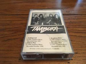TAMBORA 1991 DEMO CASSETTE INDIE HAIR METAL AOR - Picture 1 of 2