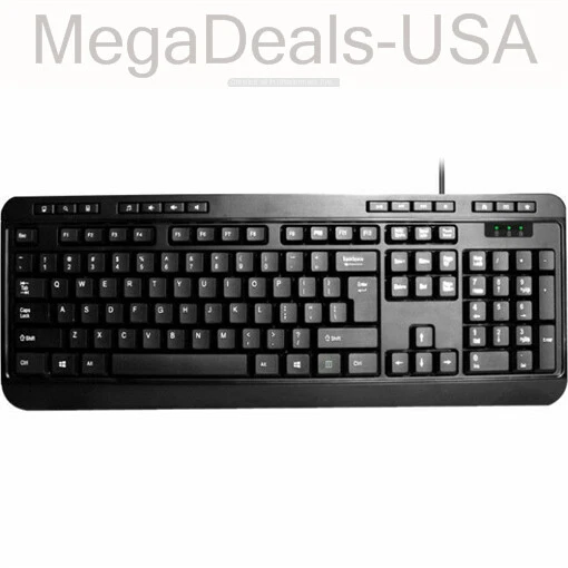 4 Pack - Adesso AKB-132 - Multimedia Desktop Keyboard 4 Keyboards - (AL) - Image 1 of 1