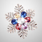 's Christmas Rhinestone Brooch Pin Alloy Badge Jewelry