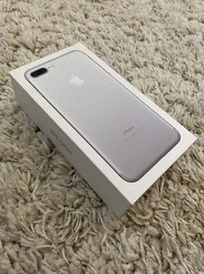 Apple iPhone 7 Plus Silver 128 GB Empty Box ONLY - No Phone - Great Condition - Picture 1 of 4
