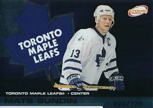2002-03 Atomic HOBBY PARALLEL #94 MATS SUNDIN - x/775 - Toronto Maple Leafs - Bild 1 von 1