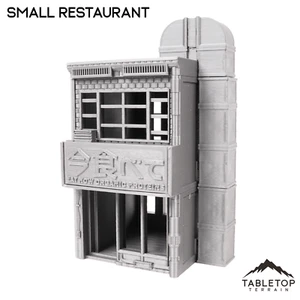 Pequeño restaurante Cyberpunk - edificio Cyberpunk - Imagen 1 de 9