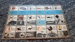 Yugoslav AF Aircraft Insignia 2-Page Magazine Centerfold Color Poster Print 70's - Picture 1 of 11