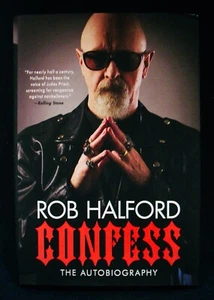 ROB HALFORD~Libro autografiado de Autobiografía CONFESSE~CON/CERTIFICADO DE AUTENTICIDAD~JUDAS PRIEST - Imagen 1 de 3