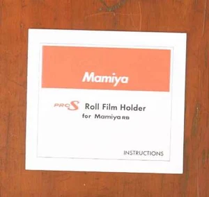 SOPORTE DE PELÍCULA EN ROLLO MAMIYA RB67 MANUAL/33047 - Imagen 1 de 1
