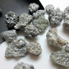 Natural Grey Raw Uncut Loose Diamond Sparkling Grey Rough Diamond Gift For Mom