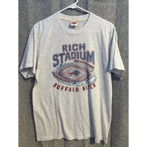 Mens Large Buffalo Bills Rich Stadium Homage Grey T-shirt - Picture 1 of 5