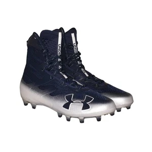 UNDER ARMOUR NEW $140 Highlight MC Football Cleat Midnight/White Men's 12 - Picture 1 of 6