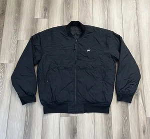 Fabletics The Essential Bomber Reversibile Uomo Grande Nero Giacca Performance - Foto 1 di 7