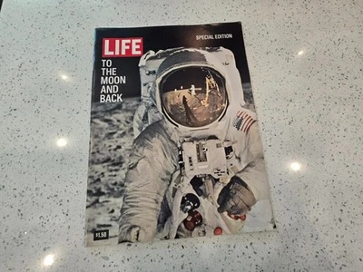 Life Magazine-To The Moon And Back-SPECIAL EDITION 1969 NASA Moon Landing EUC - Image 1 of 4