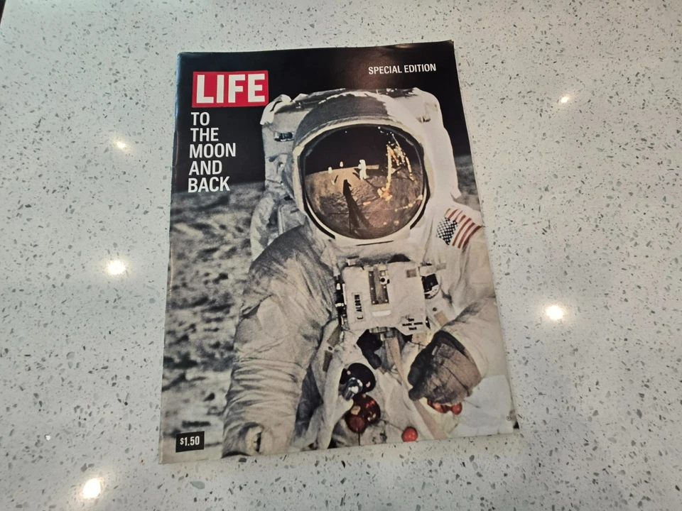 Life Magazine-To The Moon And Back-SPECIAL EDITION 1969 NASA Moon Landing EUC - Image 1 of 4