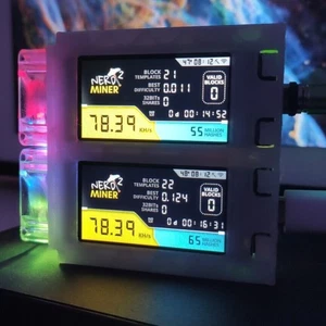 Nerdminer Ultra Mini BTC Lottery Miner - SOLO Mode, LILYGO T-Display-S3 USB - Bild 1 von 13