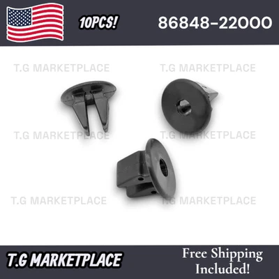 数量 10:挡泥板围裙螺丝索环适用于现代和起亚 # 86848-22000 美国卖家 — 第 1/2 张图片