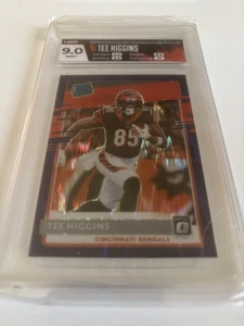 2020 Panini Tee Higgins #160 Purple Shock Optic Prizm - Picture 1 of 2