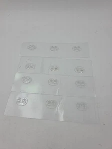 Paquete de 4 adhesivos transparentes para carrito de ducha de repuesto sin soporte de jabón de perforación - Imagen 1 de 3