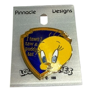 Vintage 1998 Warner Brothers Looney Toons Tweety Bird Pin NOS - Picture 1 of 4