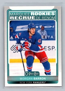 Morgan Barron 2021-22 O-Pee-Chee #520 Pee-Chee - Blue Border - Picture 1 of 2