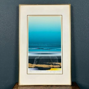 Tetsuro Sawada “Prism III” Serigraph Signed Acrylic Framed ED 150, 1988 - Picture 1 of 15