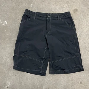 Pantalones Cortos Kuhl Para Hombre 38 Renegade Negros Senderismo Bolsillos con Cremallera Elastizados Exterior - Imagen 1 de 6