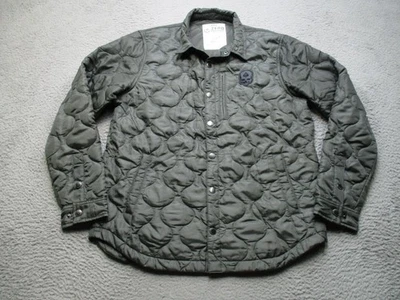 Chaqueta Zero Foxtrot Para Hombres Grande Verde Acolchada Woobie Snap Militar Ejército Puffer Foto 1 de 4