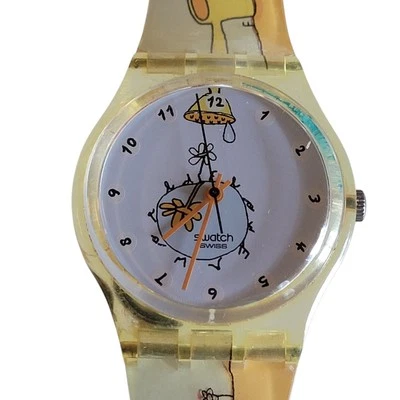 Reloj Swatch Gent Originals GK312 Flower Talk 1995 De Colección Funciona Perfectamente Foto 1 de 4