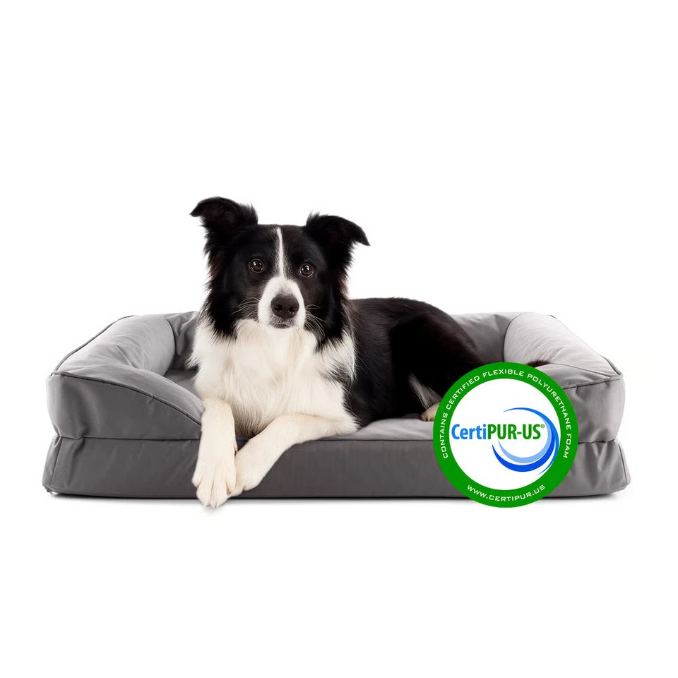 LUMALAND Hundebett Hundekissen Gr. M Hundekörbchen 90x65 cm Indoor Outdoor