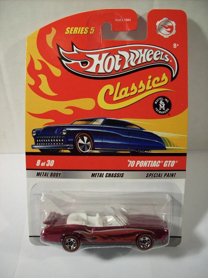 Pontiac GTO (rosa) Hot Wheels Classics Series 5 '70 Foto 1 de 1