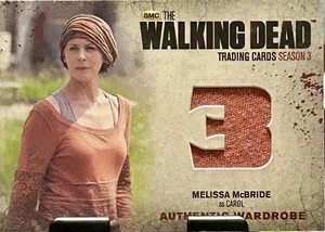 🔥Walking Dead Season 3 Part One Melissa McBride as Carol Wardrobe Card # M12🍪 - Picture 1 of 2