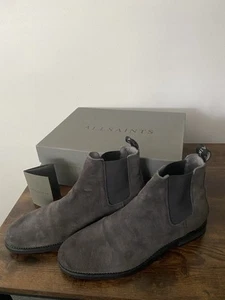 All saints - HARLEY - CHELSEA - SATIN LEATH Boot - Never Worn - New - Picture 1 of 3