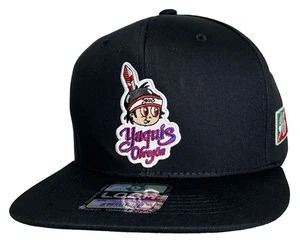 Sombrero Yaquis De Obregón Negro SnapBack El Chapo Guzmán Sinalo México - Imagen 1 de 4