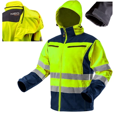 Warnschutzjacke  Arbeitsjacke Schutzjacke softshell Größe XL NEO 81-700-XL - Bild 1 von 4