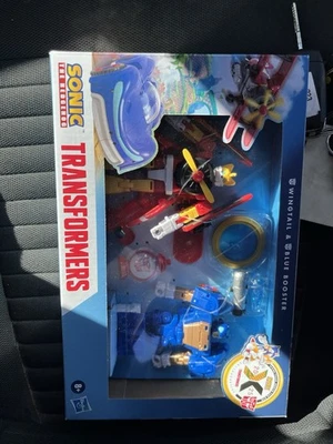 Transformers x Sonic The Hedgehog Collaborative Wingtail & Blue Booster Hasbro - Image 1 of 2