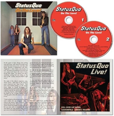 Status Quo - On The Level - 50th Anniversary Deluxe Gatefold Packaging [Used Ver - Image 1 of 2