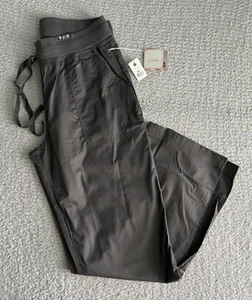 Koi Scrub Pants Women’s Large Tall LT Steel Gray Morgan Cargo Nursing Medical - Picture 1 of 13