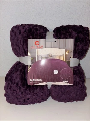 Marisol Soft Flannel Blanket City Mall King Size Brand New In Package - Image 1 of 2