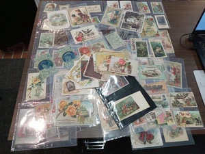 Lot of About 94 Vintage Advertising Ephemera Cards - Bild 1 von 23