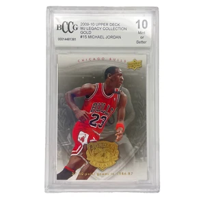2009-10 Upper Deck MJ Legacy Collection Gold Michael Jordan #15 - BCCG 10 MINT+ - Picture 1 of 6